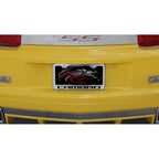 Plate Frame Front Inlay with Orange Carbon Fiber Camaro for 2010–2013 Camaro