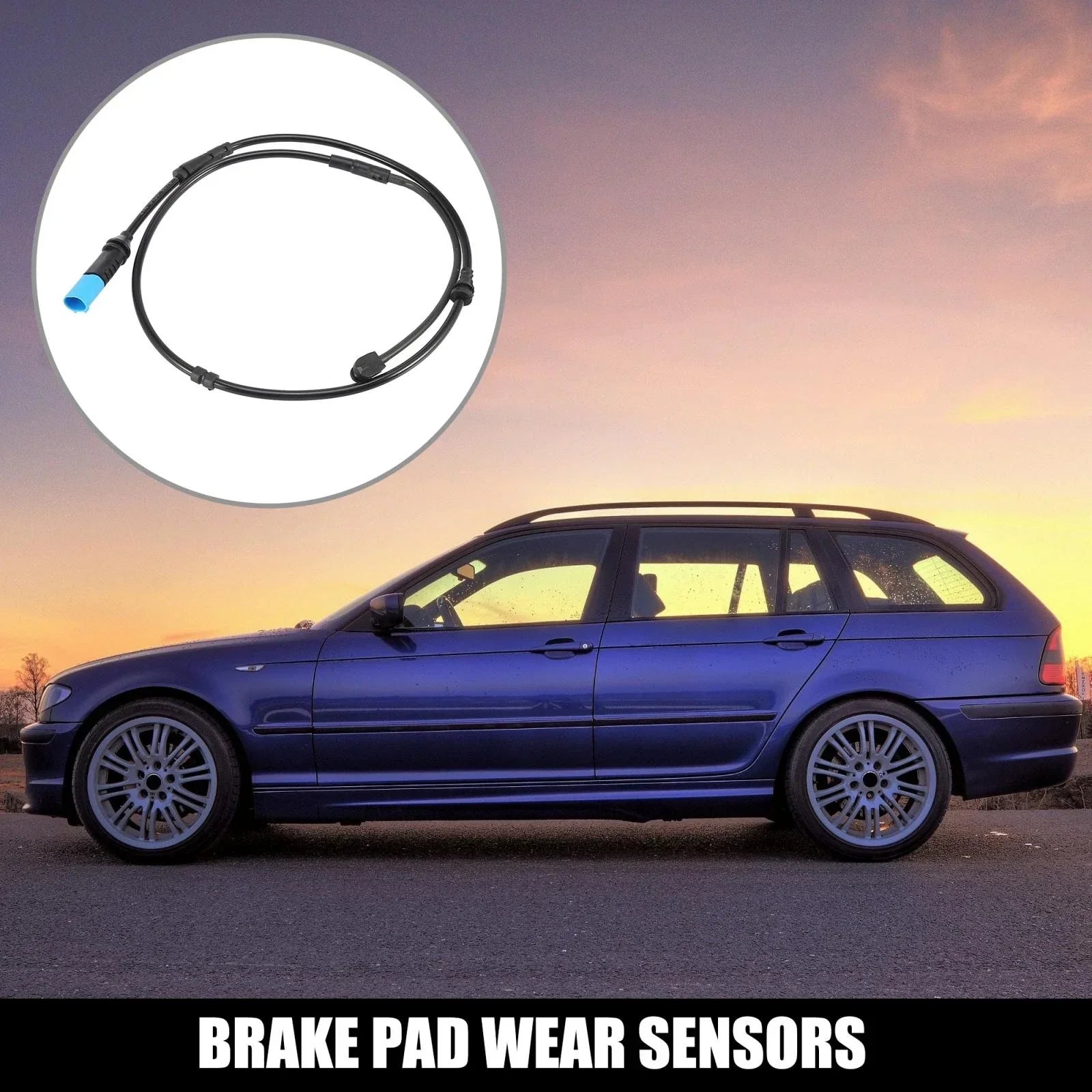 Car Front Brake Pad Wear Sensor 2 Pins for BMW X3 X4 (2018-2021)
