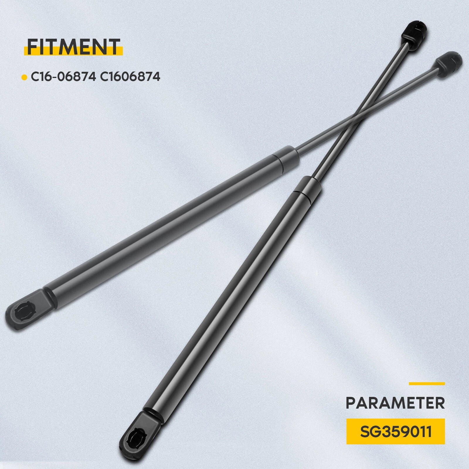 2Pcs Lift Support Strut Gas Spring for Extended Applications 17" 40Lbs