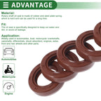 Set of 5 Oil Seal Rotary Shaft Seal FKM Rubber 22x35x8mm