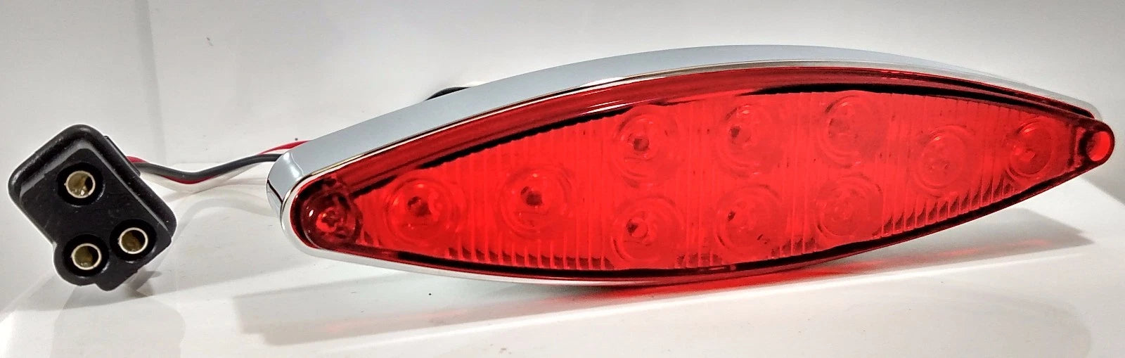 Red LED Cat Eye Brake Turn Signals Pair for Jeep Wrangler (2018–2024)
