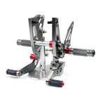CNC Adjustable Rearsets Footpeg for Triumph Speed Triple 1050 (2011–2015) Gray