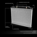Full Aluminum Core Radiator for Ford Expedition/Navigator (2002–2004) DPI 2609