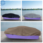 Waterproof Pedal Boat Mooring Cover for 3 or 5 Person (292x203 cm)