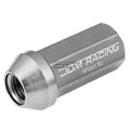 Set of 20 Closed End M12x1.5 Gun Metal Aluminum Lug Nuts + Adapter