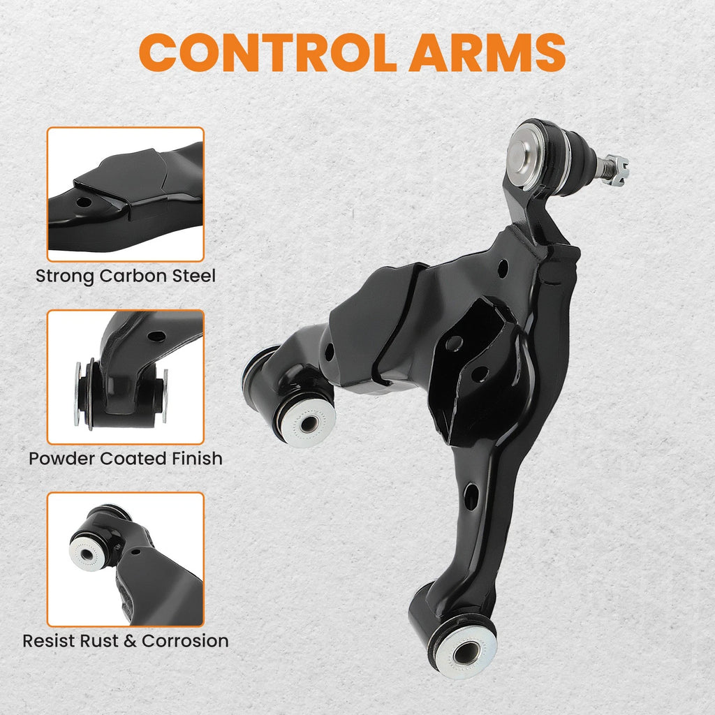 2X Front Lower Control Arms & Ball Joints for Toyota Tacoma (2005–2015)