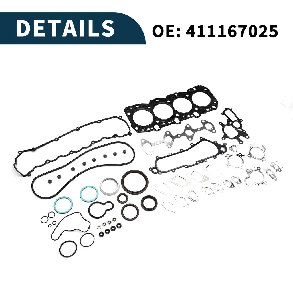 Cylinder Head Gasket Kit No. 411167025 for Toyota 1KZ (1990–2002)