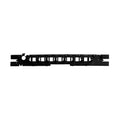 Replacement Polypropylene Front Bumper Impact Absorber For 2019-2022 Ford Edge