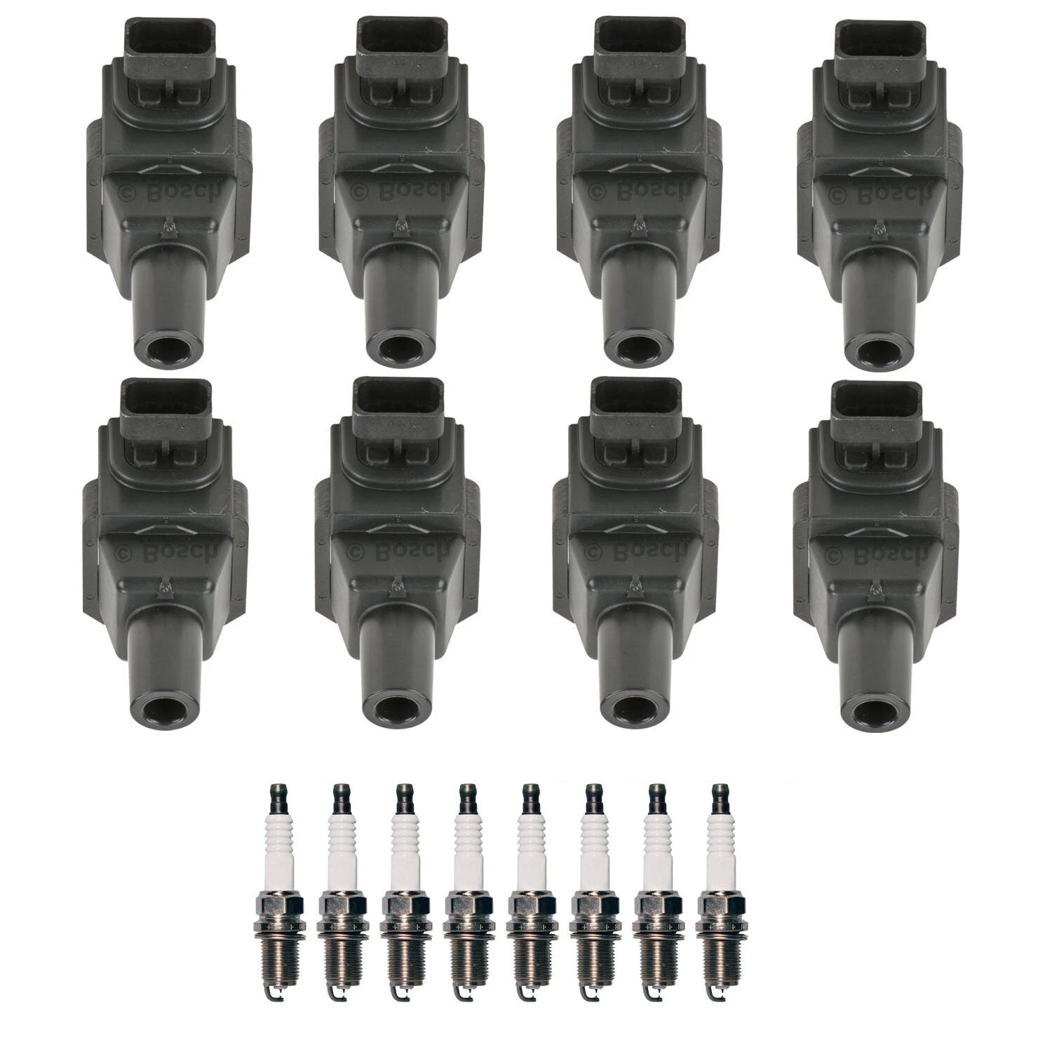 Set of 8 Ignition Coils & Iridium TT Spark Plugs for Mercedes Electra W140 R129 V8