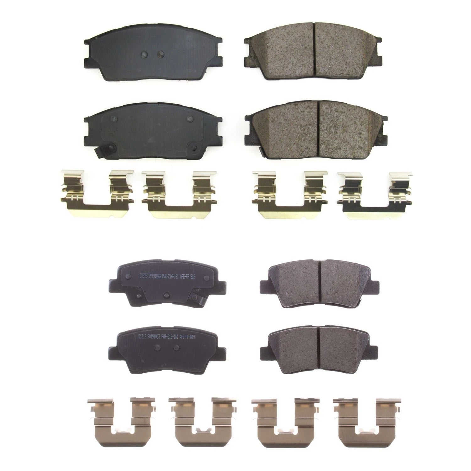 PowerStop Z17 Low-Dust Ceramic Disc Brake Pads Kit for Soul Venue (2020–2023)
