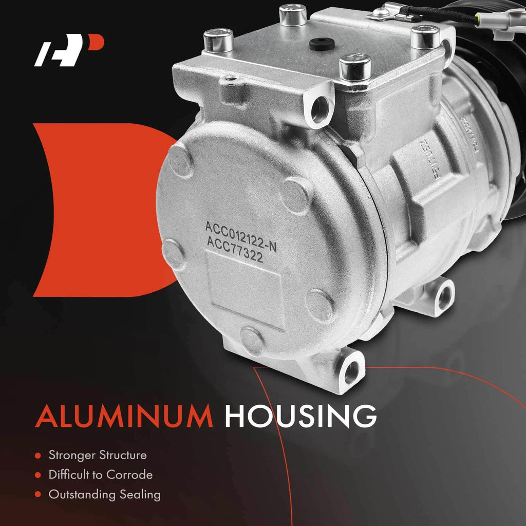 A/C Compressor with Clutch for Toyota RAV4 (1998–2000) L4 2.0L Gas