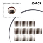 300pcs 3/4/5/6mm Red 3D Holographic Fishing Lure Eyes for DIY