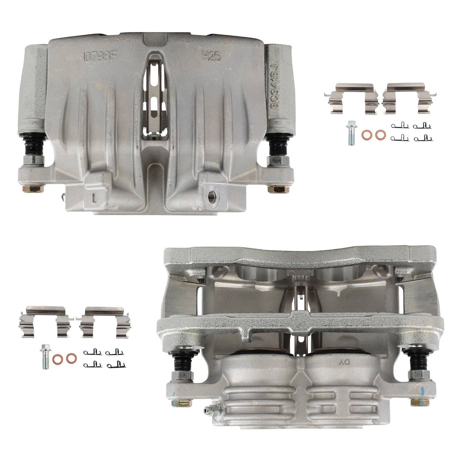 Set of 2 Front Brake Calipers for Chevrolet Trailblazer (2002–2005)