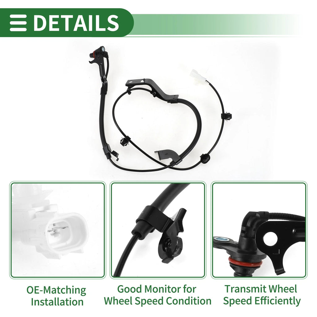 ABS Wheel Speed Sensor No. 895430K050 for Toyota Hilux Revo (2015–2023)