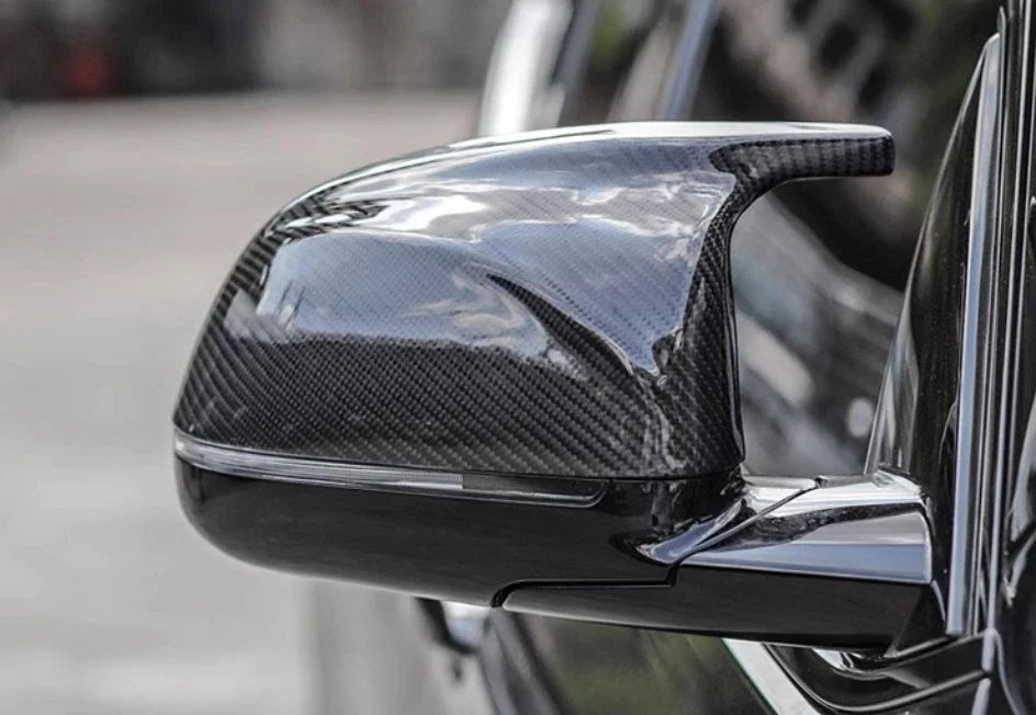 Carbon Fiber Side Mirror Cover Cap for BMW X3M/X4M/X5M/X6M (2019–2024)