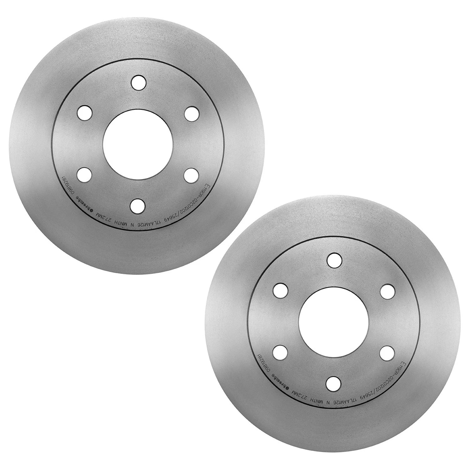 Set of 2 Front Brake Disc Rotors for Chevy Cadillac GMC (305mm) Brembo