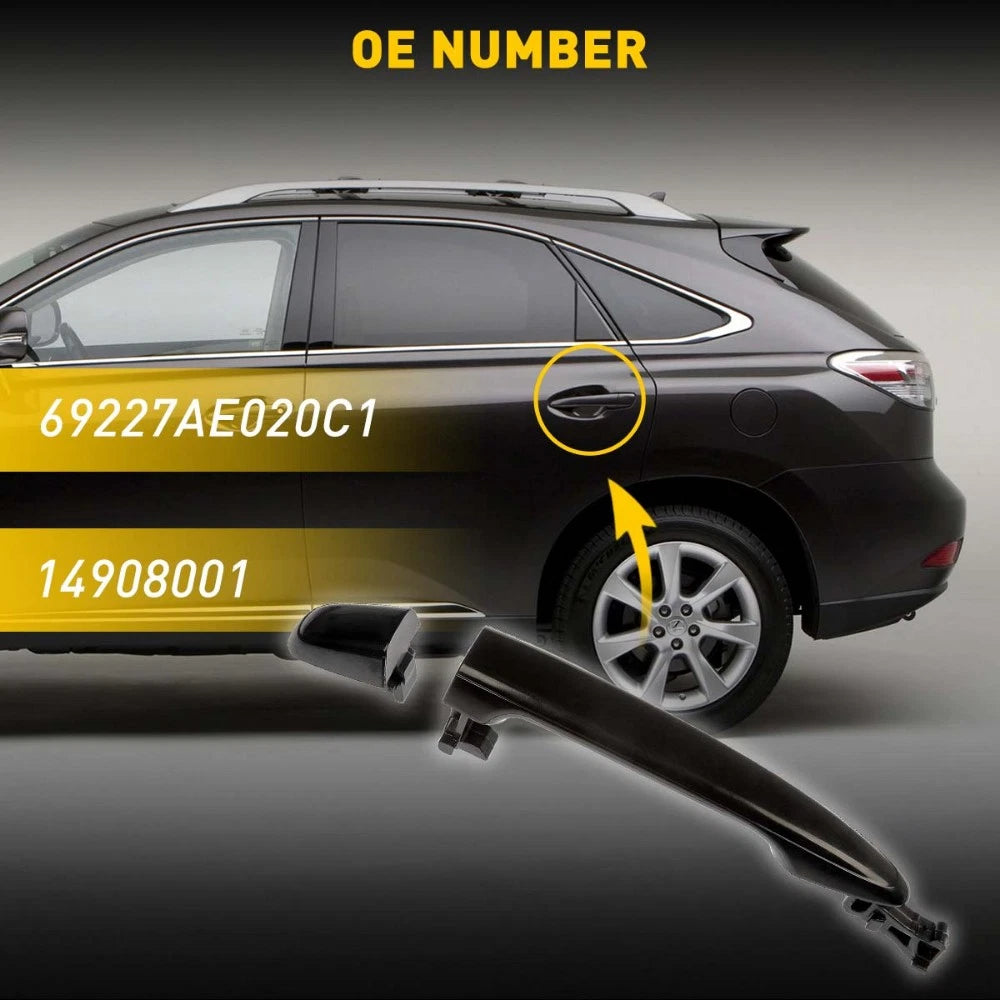 Exterior Door Handle for Toyota Camry Sienna Tacoma  Black