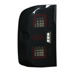 LED Black Smoked Tail Lights for Chevy Silverado 1500 2500HD 3500HD (2007-2014)