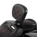 Driver Rider Backrest Pad for Harley-Davidson Touring Street Glide (2009-2023)