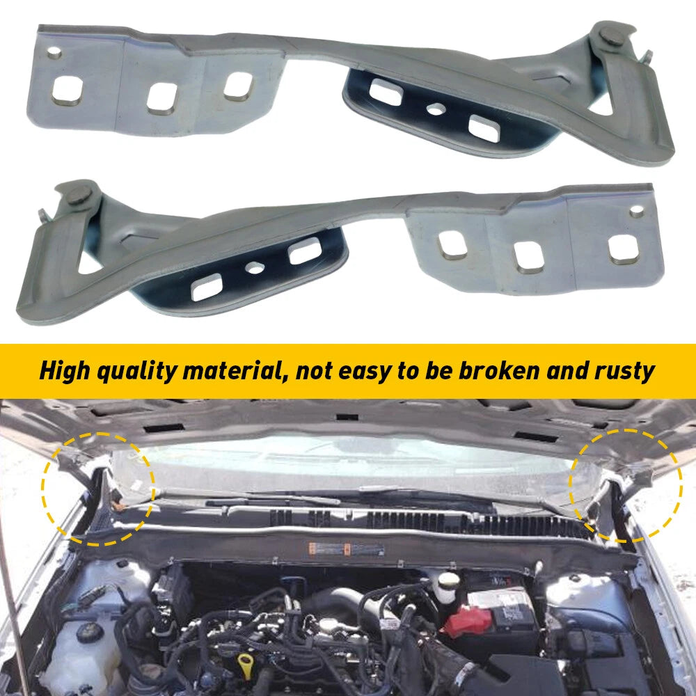 Set of 2 Hood Hinges for Ford Fusion