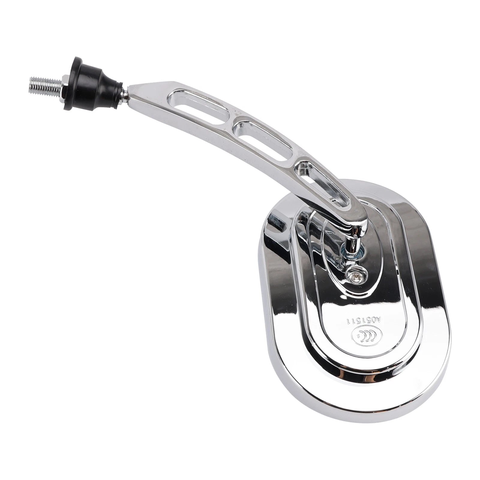 Chrome Rearview Mirrors for M10 Metric Motorbike