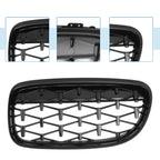 Set of 2 Front Hood Bumper Grilles for BMW 335d 328i 335i xDrive (E90)