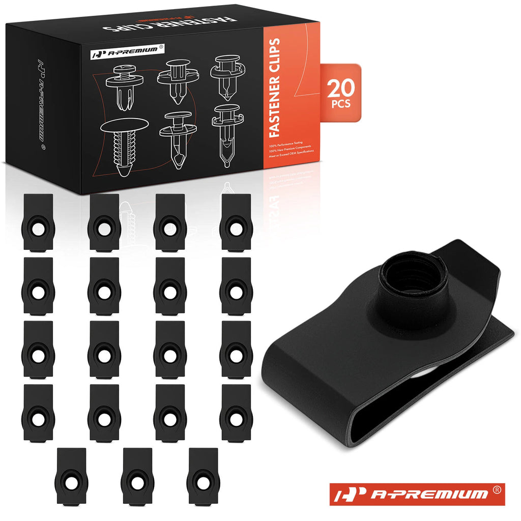 20x U-Nut 1/4"-20 for Ford 