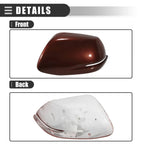 Left Side View Mirror Cover Trim for Honda CR-V (2012–2016) ABS Brown
