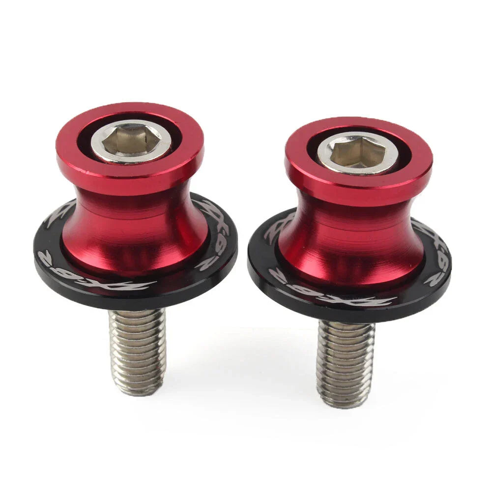 8MM Red Swingarm Spools Slider Stand Screws for KAWASAKI ZX6R (2012-2021)