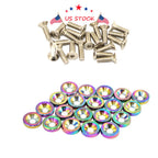 20-Piece Chrome Fender/Bumper Washer/Bolt Dress Up Kit for Make Model