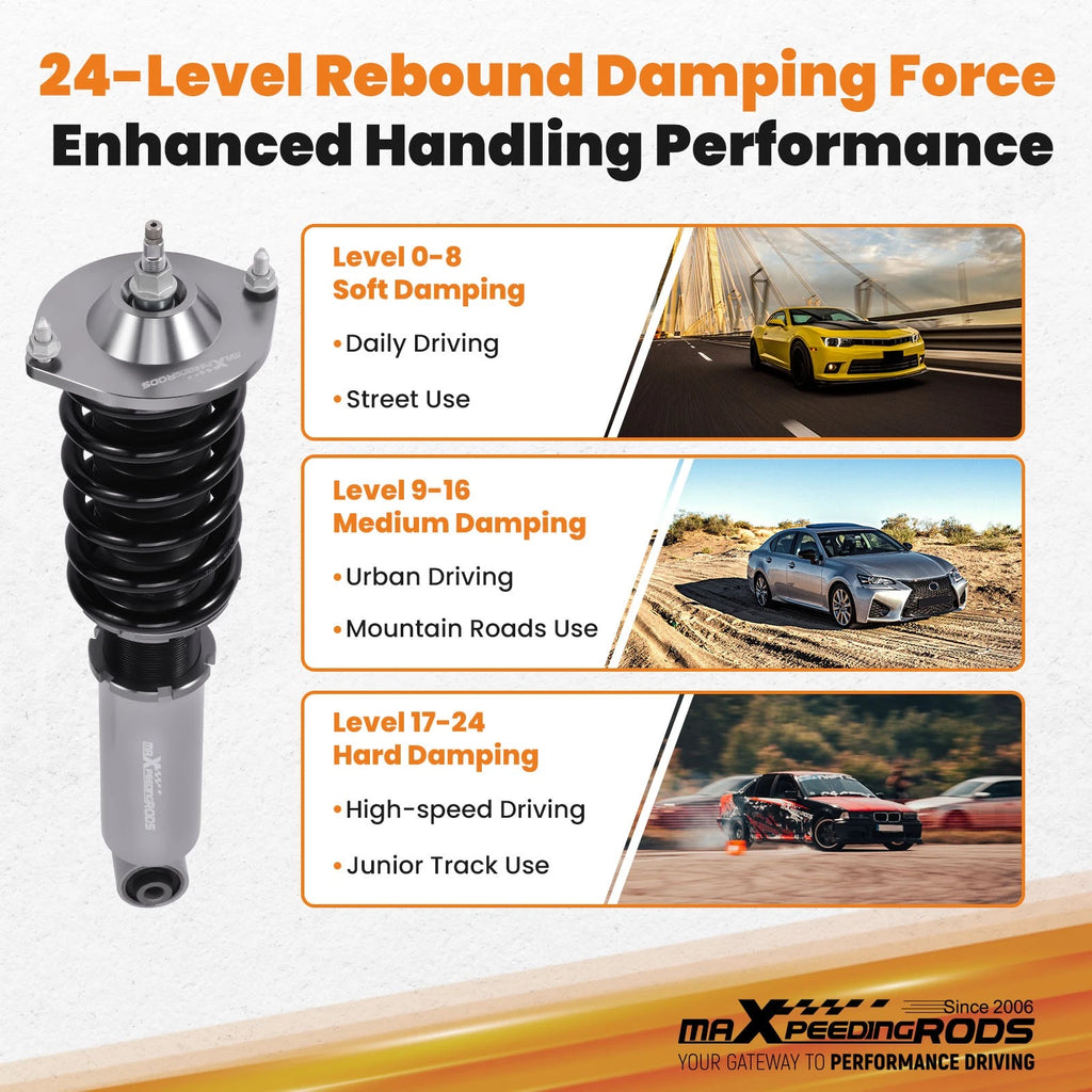 24 Way Damper Coilovers Suspension Set for Mazda Miata MX5 (1990–2005)