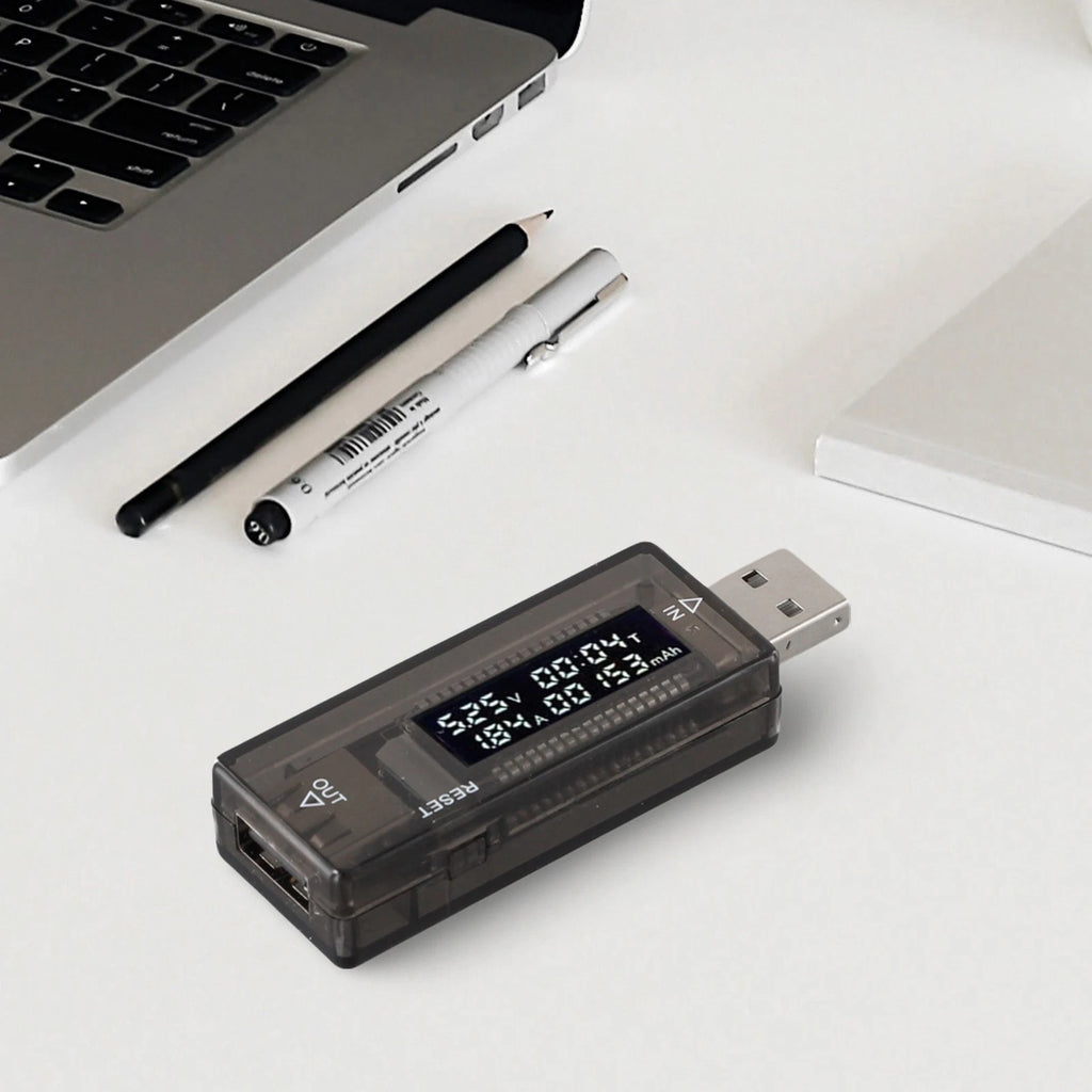 USB Current Meter LCD Ammeter Power Capacity Tester