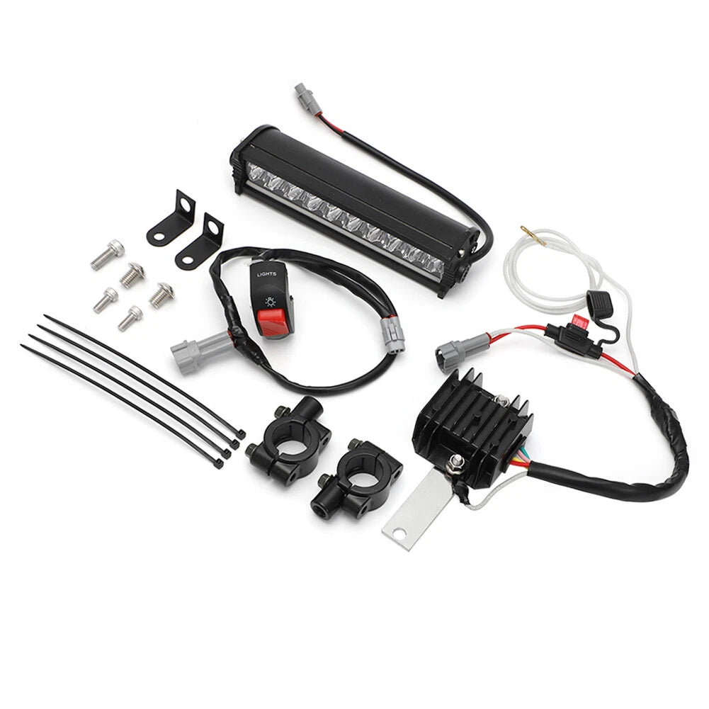 LED Headlight Light Bar for Kawasaki KLX110 (2002–2009) & Suzuki DRZ (2003–2005)