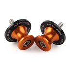 6MM Swingarm Spools Sliders (2) Orange for YAMAHA MT-09 FZ09 (2013-2022)