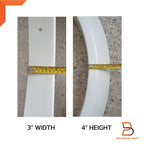 W32 White Fender Flares Wheel Arches for Mitsubishi Triton Ute (05-15)