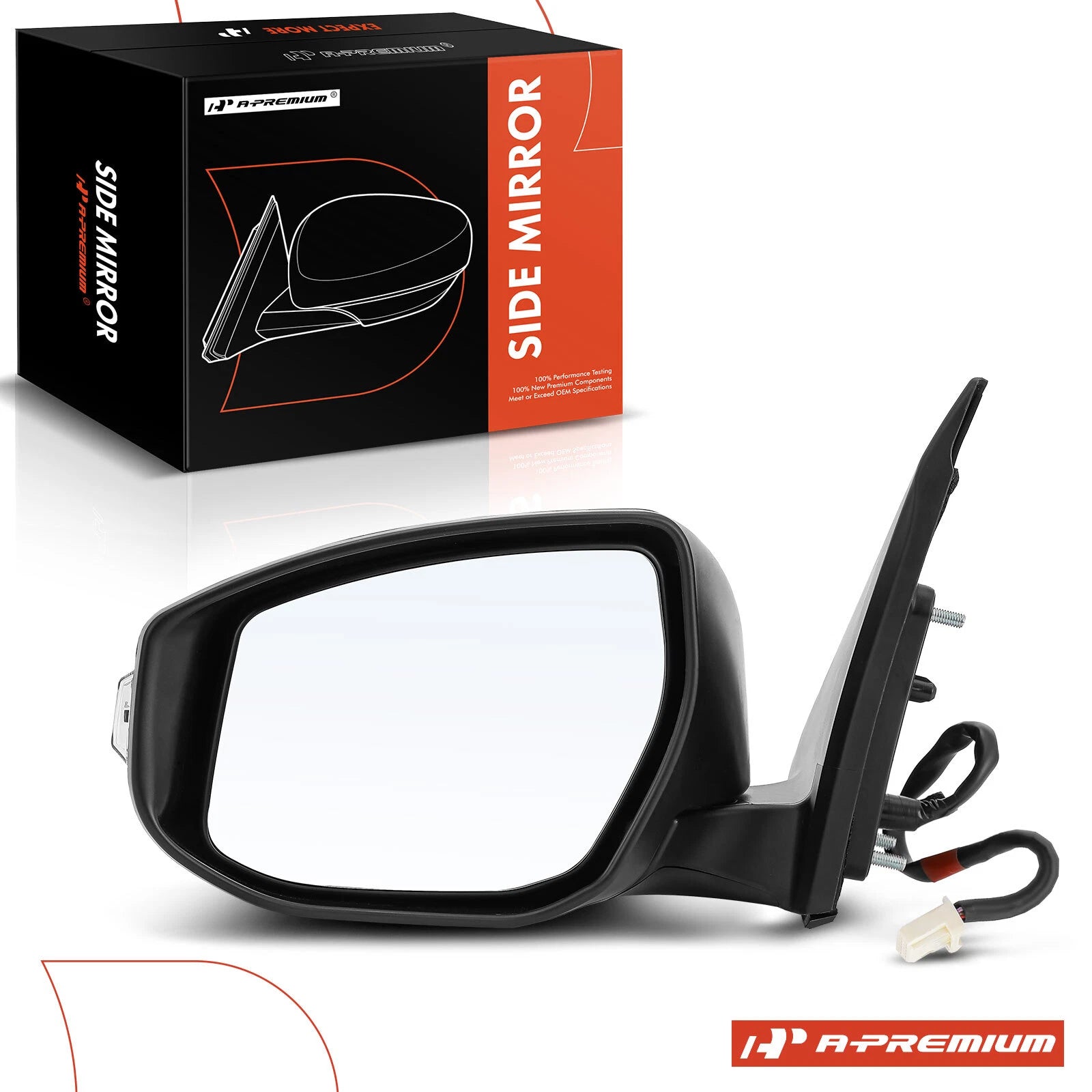 Driver Power Mirror for Nissan Sentra (2013–2019) - Heated, Manual Fold, Signal
