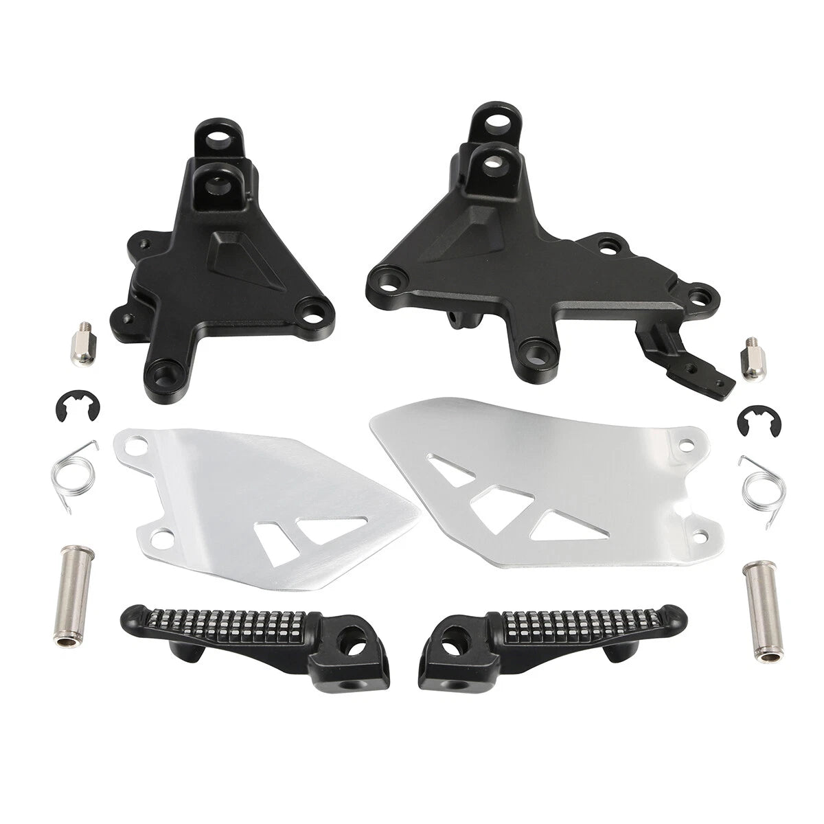 Set of 2 Front Rider Foot Peg Rest Brackets for Kawasaki Ninja ZX10R (2011–2020)