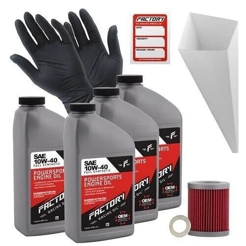10W40 Oil Change Kit for Suzuki LT-F300F (4WD)