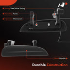 Rear Passenger Door Handle for Kia Rio (2003-2005) - Smooth Black