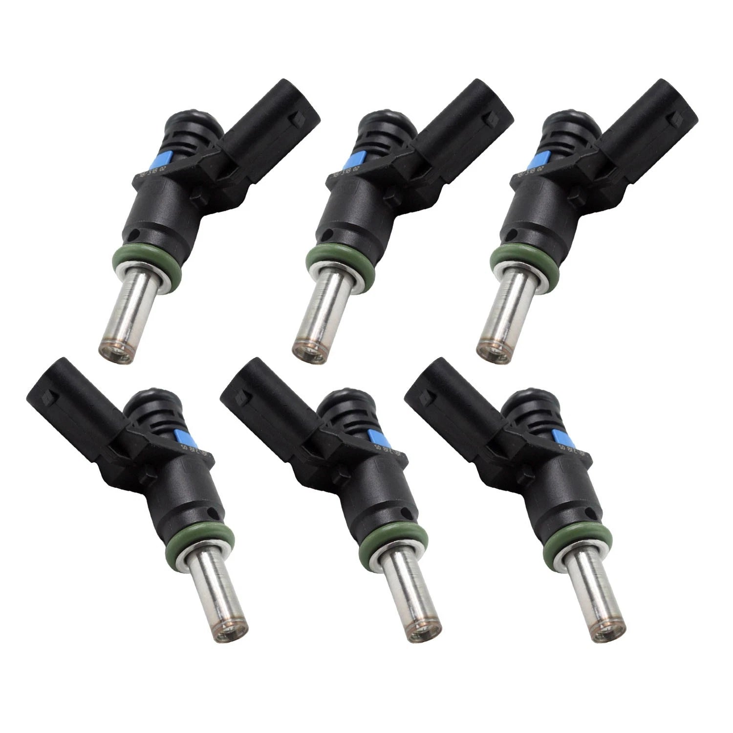 Set of 6 Fuel Injectors for Audi A6 A7 A8 Quattro Q7 V6 3.0L (2005–2018)