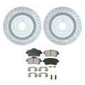 Hella Rear Rotor & Akebono EURO Ceramic Disc Brake Pad Kit for X166 GLS63 AMG (2017–2020)