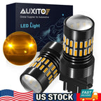2X Amber 3157 LED Turn Signal Blinker Bulb for (4057 4157)
