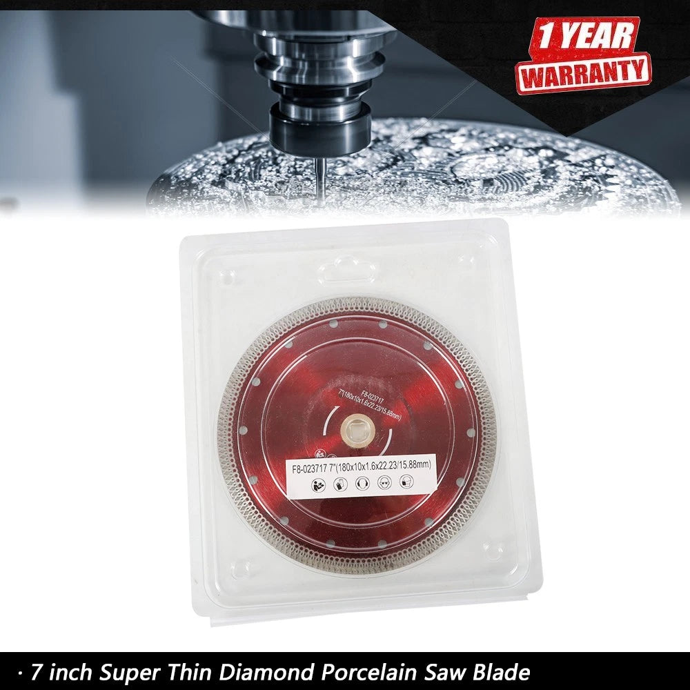 7 Inch Diamond Porcelain Saw Blade for Ceramic Cutting