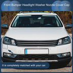 Front Right Washer Nozzle Cover Cap for Volkswagen Passat CC (2008–2012) Blue
