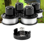 4Pcs Trimmer Spools Kit for Black & Decker RS-136 ST4000/ST4500 (N/A)