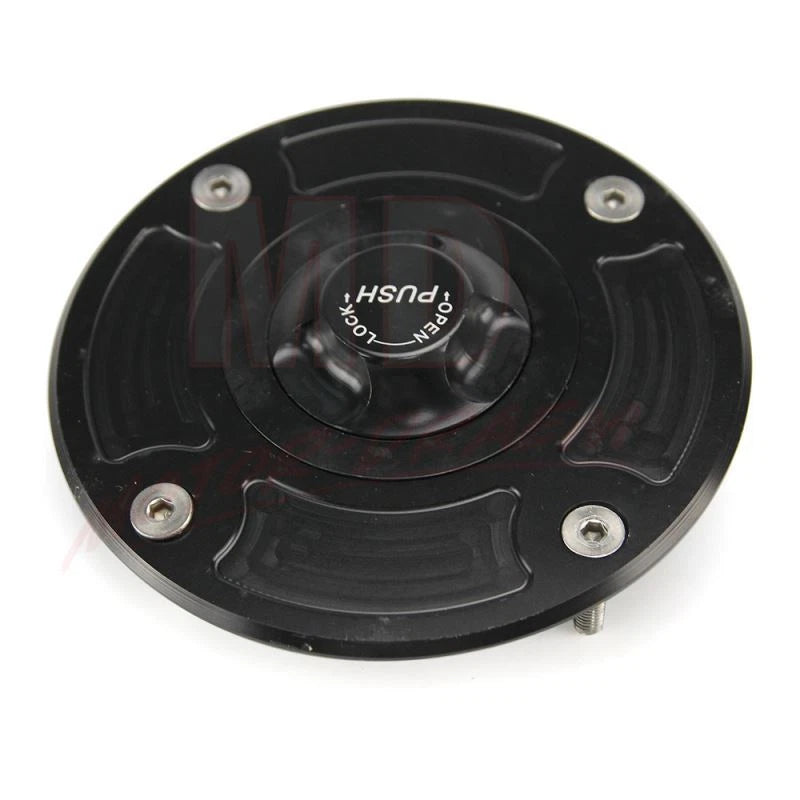 CNC Keyless Fuel Gas Caps for Suzuki GSXR600 750 (1997–2003), SV650 (1999–2002), GSF 1200