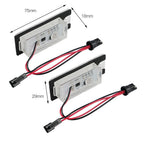 LED License Plate Light Lamp Kit for Volvo V70 S60 S80 CX70 (1999–2006)