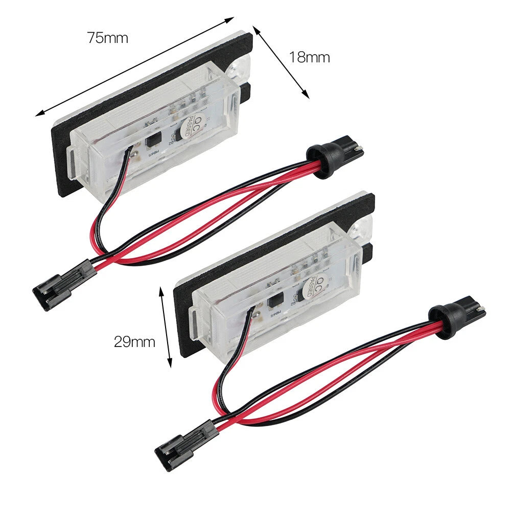 LED License Plate Light Lamp Kit for Volvo V70 S60 S80 CX70 (1999–2006)