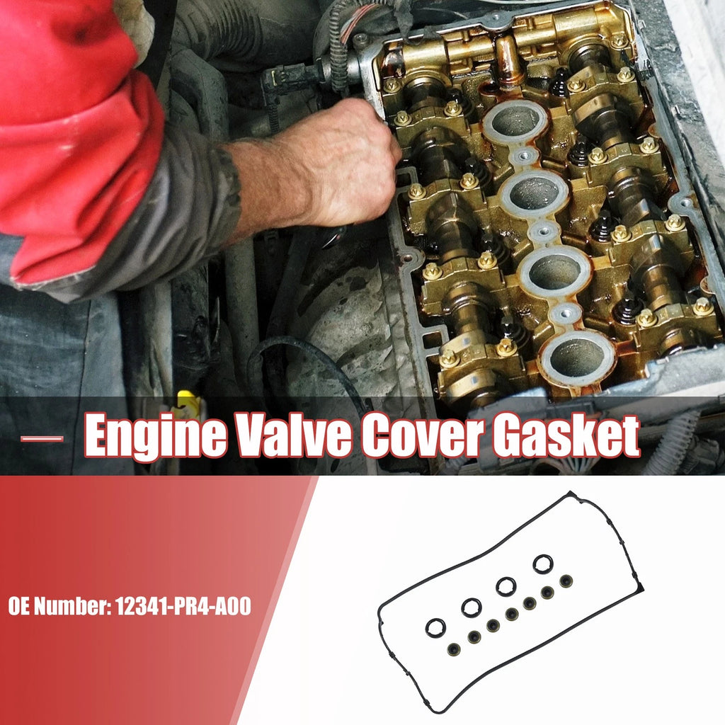 Set of 1 Auto Engine Valve Cover Gasket for Honda CR-V (1997–2001) 12341-PR4-A00