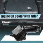 1 Set Engine Oil Cooler Oil Filter for BMW 230i F22 (2017-2022)